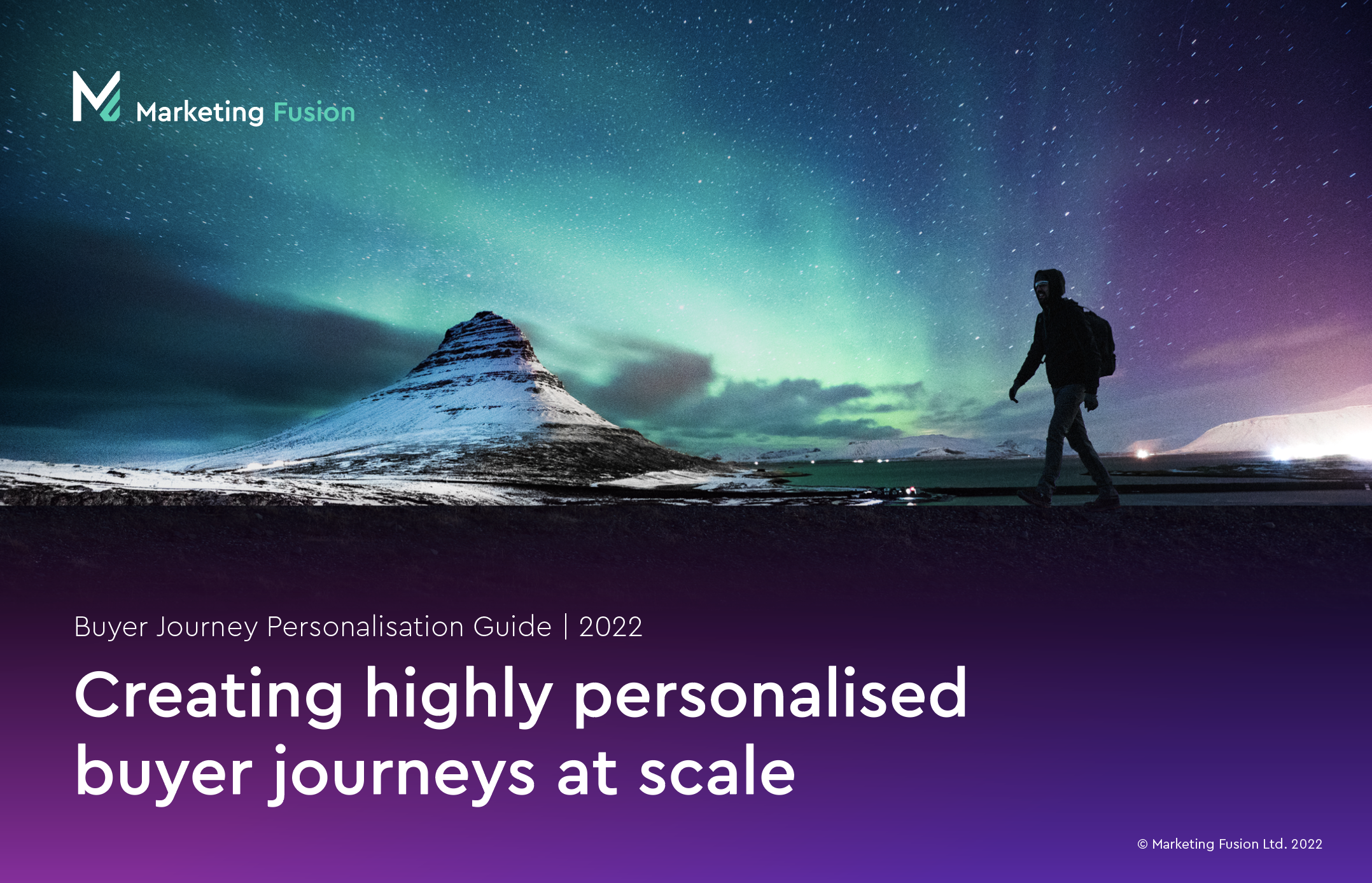 Front cover of the Creating highly personalised buyer journeys at scale eBook